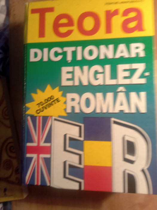 Teora dicționar englez roman 70000 cuvinte