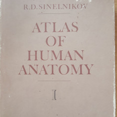 ATLAS OF HUMAN ANATOMY - R. D. SINELNIKOV VOL 1 (LIMBA ENGLEZA)