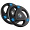 Disc greutate fonta cauciucata set 2 x 15 kg rebel acti