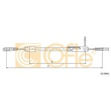 Cablu frana mana Mercedes-Benz E-Class (W210) Cofle 109441, parte montare : stanga, spate