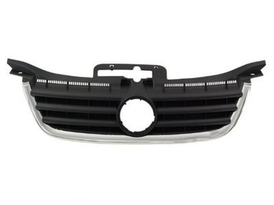 Grila radiator VW Touran (1T), 02.2003-12.2006, CADDY LIFE (2K), 03.04-06.10 crom/negru, 1T0853651, 957805 foto
