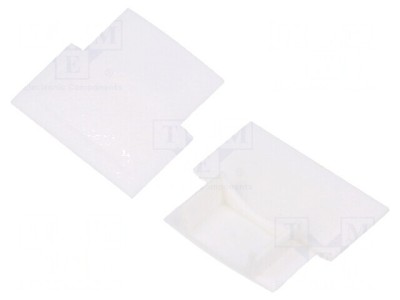 Obturator Alb pentru Profile LED - 10 buc. foto