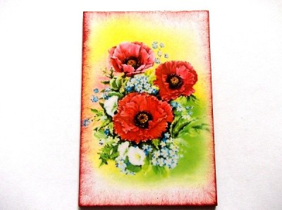 Magnet frigider cu maci 41257 foto