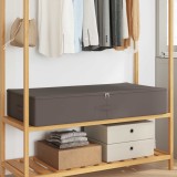 vidaXL Cutie de depozitare Gri 100 x 50 x 18 cm 42024642