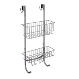 Cumpara ieftin Raft pentru baie din otel inoxidabil, 30 x 59.3 x 18.9 cm, argintiu