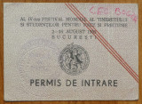 Geo Bogza , Permis de intrare ;Al IV - lea Festival Mondial Al Tineretului, 1953