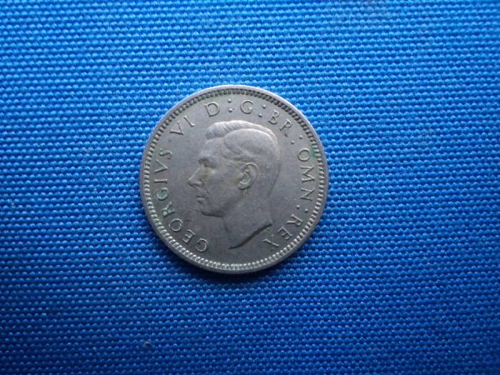 SIX PENCE 1949 GEORGIUS VI / ANGLIA