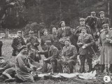 MILITARIE SI RAZBOAIE ,grup militari ,Vanatori de Munte , anii 1933-1943 . fotografie interesanta