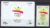 Egipt 1992 sport Olimpiada MI 1214 + bl. 48 MNH