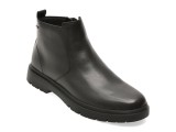 Ghete GEOX negre, U46HNC, din piele naturala