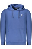 U.S. Grand POLO Hanorac barbati cu buzunar kangaroo si logo brodat, albastru