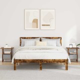 vidaXL Noptieră 2 pcs Stejar fumuriu 41 x 40 x 45 cm Lemn compozit 8000429