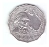 Moneda Australia 50 cents/centi 1970, Capitanul Cook, stare relativ buna, curata, Australia si Oceania, Cupru-Nichel