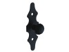 Maner Mobila Vintage Fischer Negru Mat 92mm x 30mm x 1.5mm Otel