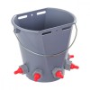 Găleată Alăptare Miei Iezi 8L, 5 Tetine, Plastic Dur - Suport Inclus, Petshop
