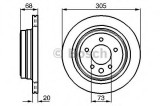 Disc frana JAGUAR XJ (NAW, NBW) (1996 - 2003) BOSCH 0 986 478 660
