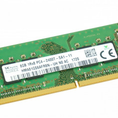 Memorie Ram 8GB DDR4 PC4-2400T sodimm Hynix HMA81GS6AFR8N, second hand