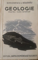Simionescu , Badarau, Geologie pentru curs inferior , 1939 , cartea scolara