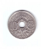Moneda Franta 10 centimes 1933, stare foarte buna, curata, Europa, Cupru-Nichel