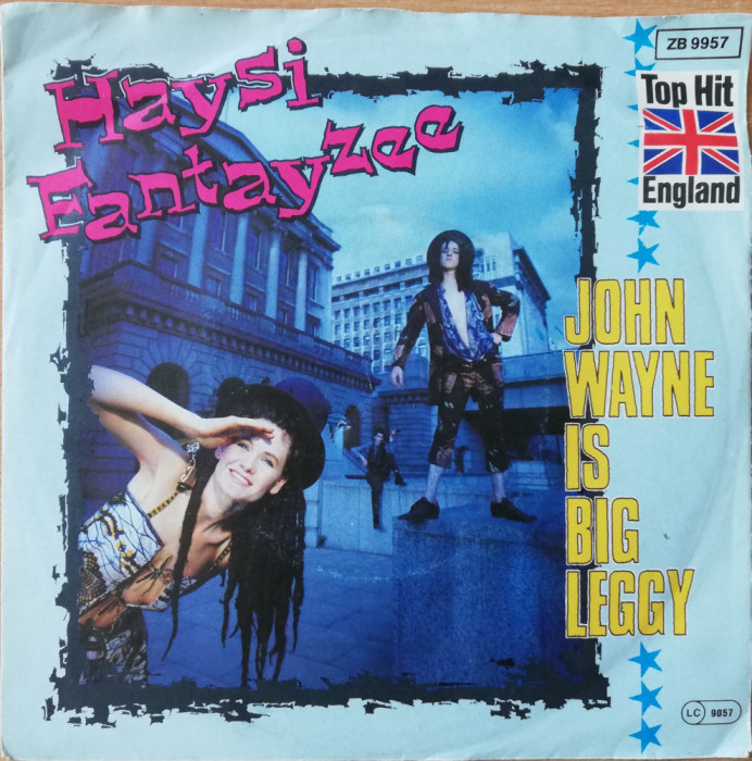 Disc Vinil 7# Haysi Fantayzee - John Wayne Is Big Leggy-Regard Records- ZB 9957