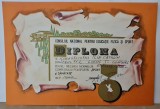 Diploma insigna sportiva RSR.