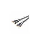 Cablu 2x RCA 3m OFC dublu ecranat Goobay