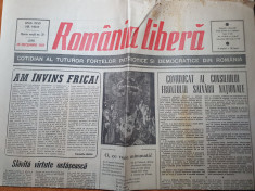 ziarul romania libera 25 decembrie 1989 - revolutia romana foto