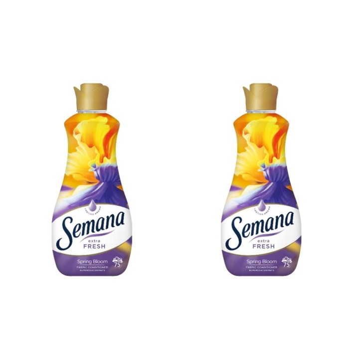 Set 2 x Balsam de Rufe Superconcentrat Semana Extra Fresh, Spring Bloom, 75 Spalari, 1500 ml