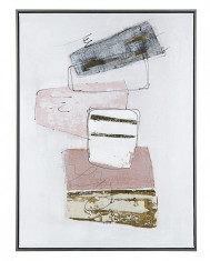 Tablou pictat in ulei abstract Crown 62.5 cm x 4 cm x 82.5 h Elegant DecoLux foto
