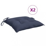 Cumpara ieftin Perne de scaun 2 buc. bleumarin 40x40x7 cm textil oxford
