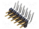 Conector şiruri pini tată SAMTEC 12 PIN 2mm aurit THT