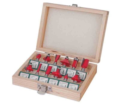 Set 12 freze profilate Router bits &amp;oslash;8mm, Raider 158303 foto