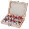 Set 12 freze profilate Router bits &oslash;8mm, Raider 158303