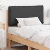 vidaXL Tăblie tapițată Gri Natural și &Icirc;nchis 75 cm Lemn de pin masiv 880044