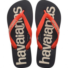 Havaianas slapi TOP LOGOMANIA 2 barbati, culoarea portocaliu, 4145741.5023