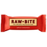 Baton vegan cu mar si scortisoara Apple Cinnamon, 50g, Raw Bite