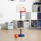 VidaXL Suport de baschet cu minge/pompă, &icirc;nălțime reglabilă 90/121 cm