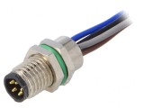 Conector M8 Tată 5PIN Montare Panou