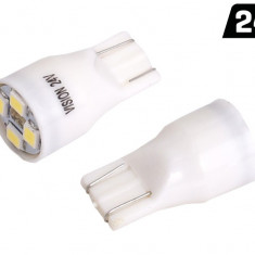 Bec Vision T13 (w2.1x9.5d) 24v 4x 2835 Smd Led, Alb, 2 Buc 58320