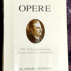 Ion Slavici Opere Vol. VII Academia Romana