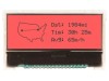 LCD Grafic 128x32 COG FSTN cu LED Roșu 3.3V