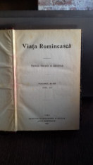 VIATA ROMANEASCA - REVISTA LITERARA SI STIINTIFICA. ANUL XIII, 1921 foto