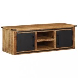 vidaXL Dulap TV cu uși, 105x35x36 cm, lemn masiv de mango 374062