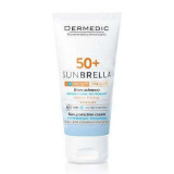 Cumpara ieftin Crema protectie solara SPF 50+ pentru ten mixt-gras cu tendinta acneica Sunbrella, 50 g, Dermedic