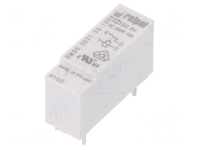 Releu Electromagnetic SPST-NC 6VDC 8A PCB