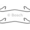 Set accesorii, placute frana FORD FIESTA IV (JA, JB) (1995 - 2002) BOSCH 1 987 474 098