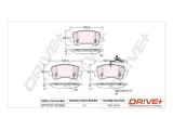 Dr!ve+ DP1010.10.0065 set placute frana,frana disc