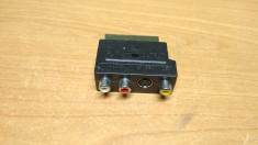 Adaptor Scart - 3RCA, SVideo In Out foto