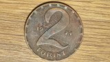 Ungaria - moneda de colectie - 2 forint 1971 - an mai rar - patinata senzational, Europa