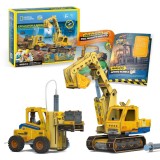 Cubic Fun - Joc Educativ STEM National Geographic puzzle 3D Excavator si